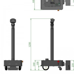 Robot tuần tra trung tâm dữ liệu MR9 IDC